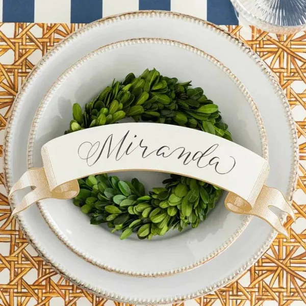 Spring^Hester & Cook Rattan Weave Placemat Sheets
