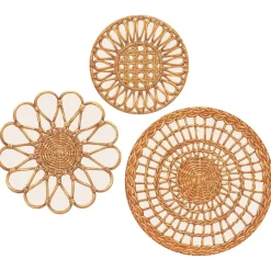 Kitchen & Dining^Hester & Cook Rattan Weave Serving Papers