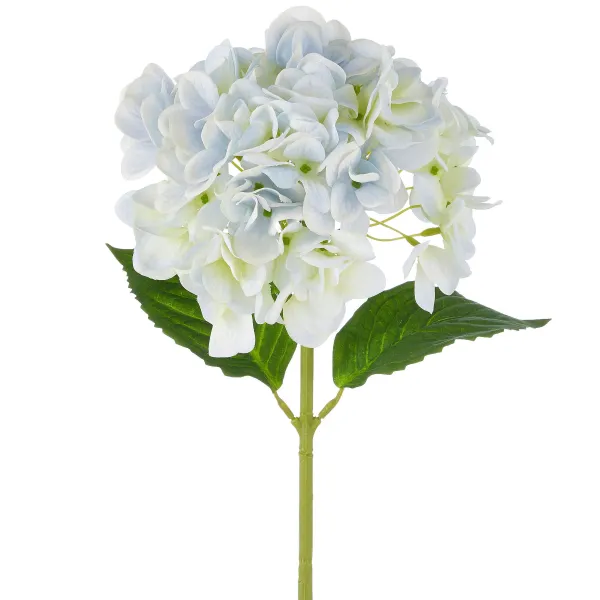 Stems^RAZ Real Touch Light Blue Hydrangea Stem, 19"
