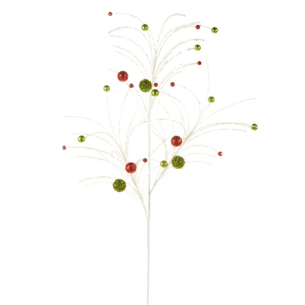 Sprays^RAZ Red And Green Glitter Ball Spray