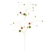 Floral^RAZ Red And Green Glitter Ball Spray
