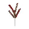 Picks^Liberty Floral Red And Leopard Frizzy Curly Pick