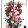 Floral^Liberty Floral Red And Leopard Frizzy Curly Pick