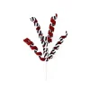 Floral^Liberty Floral Red And Striped Frizzy Curly Pick