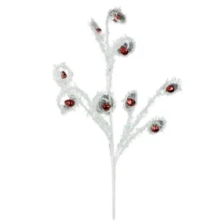 Sprays^Direct Export Co. Red And White Curly Spray