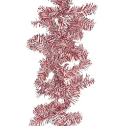 Wall Decor^Liberty Floral Red And White Garland, 6'