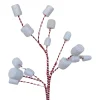 Floral^Direct Export Co. Red And White Marshmallow Spray