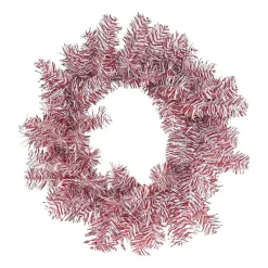 Wall Decor^Liberty Floral Red And White Wreath