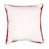 Pillows^Evergreen Red Bandana Hooked Throw Pillow