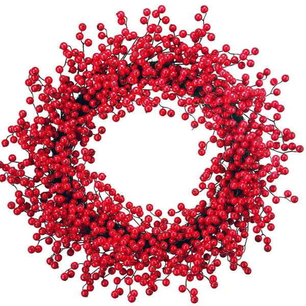 Wreaths^Regency Red Berry Deluxe Wreath