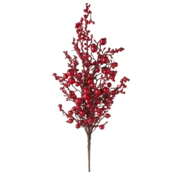 Floral^RAZ Red Berry Spray