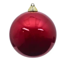 Ball Ornaments^Farrisilk Red Candy Apple Finish Ball Ornament, 6"