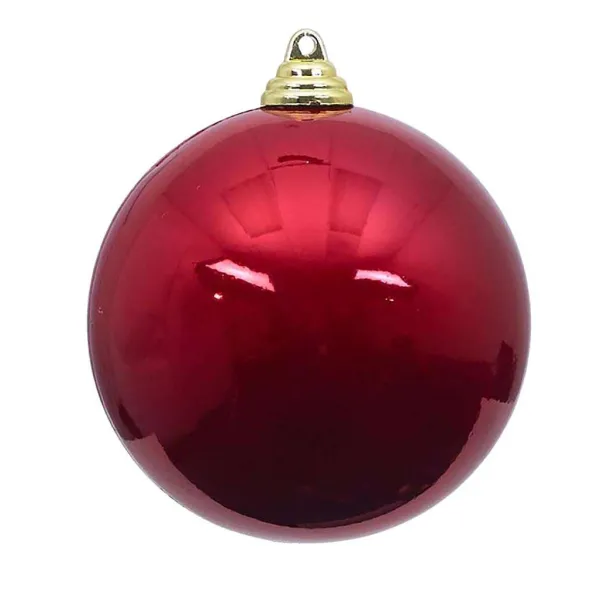 Ball Ornaments^Farrisilk Red Candy Apple Finish Ball Ornament, 6"