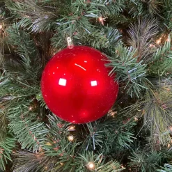 Ball Ornaments^Farrisilk Red Candy Apple Finish Ball Ornament, 6"