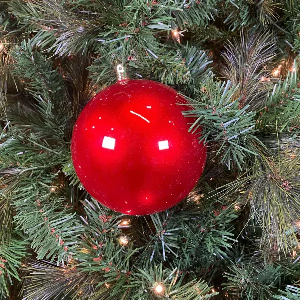 Ball Ornaments^Farrisilk Red Candy Apple Finish Ball Ornament, 6"