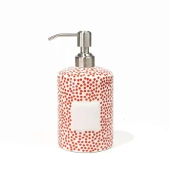 Kitchen & Dining^Happy Everything Red Dot Mini Cylinder Soap Pump By !