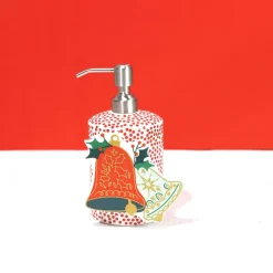 Kitchen & Dining^Happy Everything Red Dot Mini Cylinder Soap Pump By !
