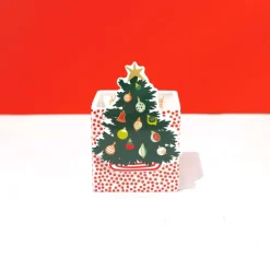 Diy Containers^Happy Everything Red Dot Small Nesting Cube By !