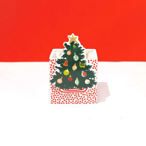 Diy Containers^Happy Everything Red Dot Small Nesting Cube By !