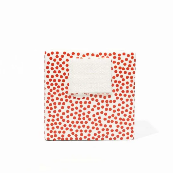 Table Decor^Happy Everything Red Dot Small Nesting Cube By !