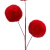 Sprays^Liberty Floral Red Faux Fur Spray