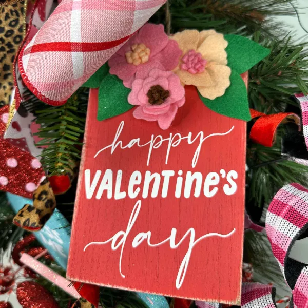 Hanging Decor^Direct Export Co. Red Floral Valentine's Day Ornament
