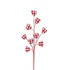 Sprays^Liberty Floral Red Gingham Heart Spray