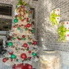 Ball Ornaments^Farrisilk Red Glitter Ball Ornament, 8"