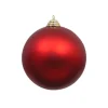 Ball Ornaments^Farrisilk Red Matte Ball Ornament, 6"
