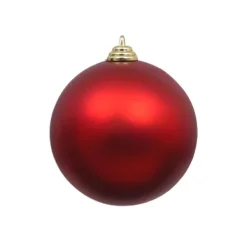 Ball Ornaments^Farrisilk Red Matte Ball Ornament, 4"