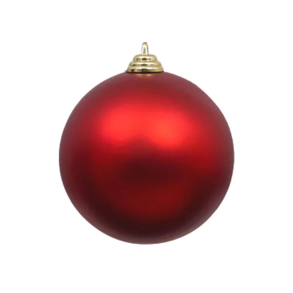 Ball Ornaments^Farrisilk Red Matte Ball Ornament, 4"