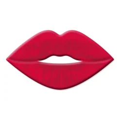 Table Decor^Craig Bachman Red Metal Embossed Lips