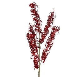 Floral^Direct Export Co. Red Metallic Tinsel Spray
