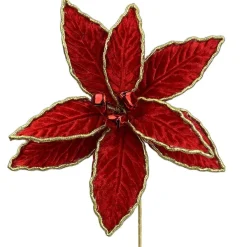 Floral^Liberty Floral Red Poinsettia Pick