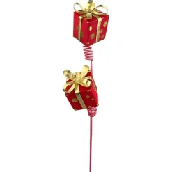 Floral^Liberty Floral Red Polka Dot Gift Box Spray