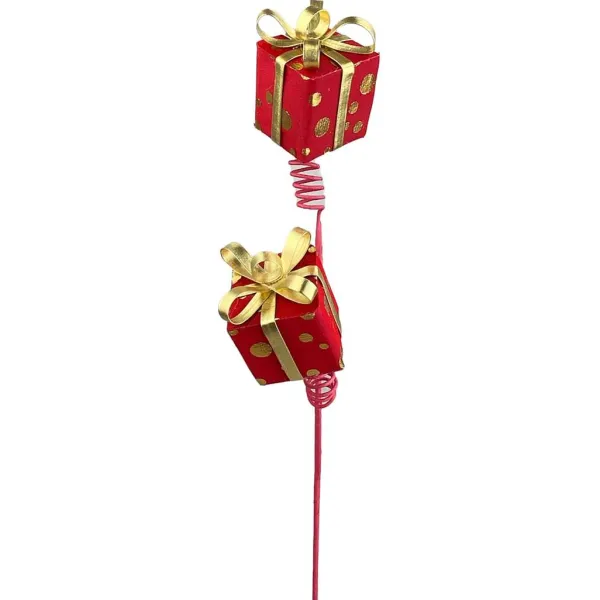 Sprays^Liberty Floral Red Polka Dot Gift Box Spray