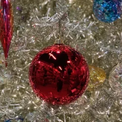 Ball Ornaments^Farrisilk Red Shiny Ball Ornament, 6