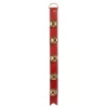 Wall Decor^RAZ Red Sleigh Bell Door Hanger, 32"