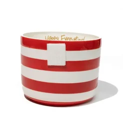 Kitchen & Dining^Happy Everything Red Stripe Mini Bowl By !