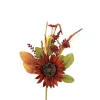 Floral^Liberty Floral Red Sunflower Pom Pom Pick