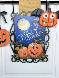 Signs^The Round Top Collection Reversible Fall And Trick Or Treat Sign