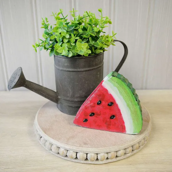 Figurines^The Round Top Collection Reversible Watermelon Sitter