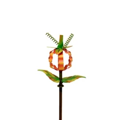 Table Decor^The Round Top Collection Ribbon Pumpkin Finial