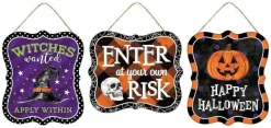 Wall Decor^Craig Bachman Risk Halloween Sign