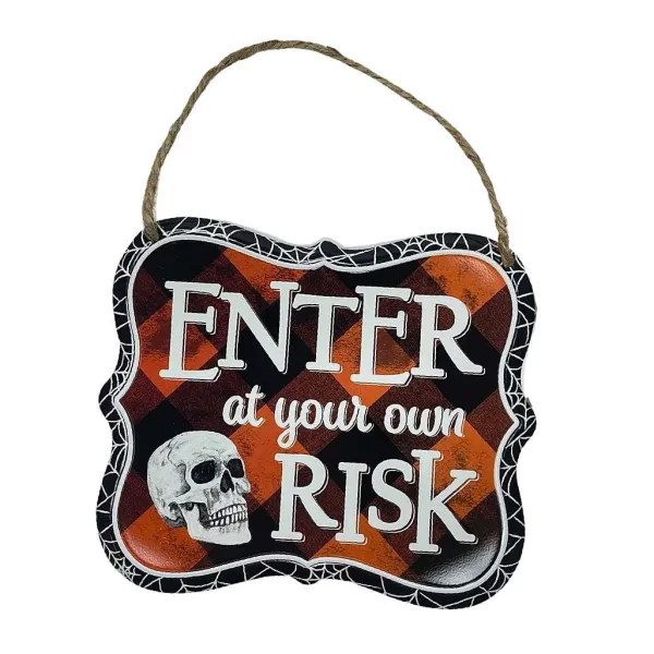 Table Decor^Craig Bachman Risk Halloween Sign