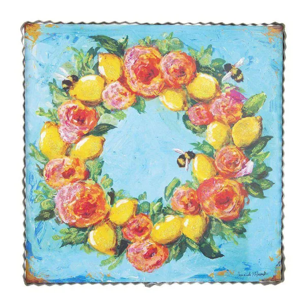 Table Decor^The Round Top Collection Rose Wreath Gallery Art8
