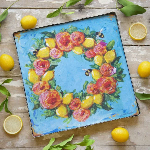 Spring^The Round Top Collection Rose Wreath Gallery Art8