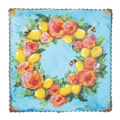 Spring^The Round Top Collection Rose Wreath Gallery Art8