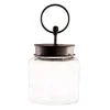 Kitchen & Dining^The Round Top Collection Round Glass Jar With Black Lid