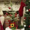 Table Decor^The Round Top Collection Santa's Belt Container